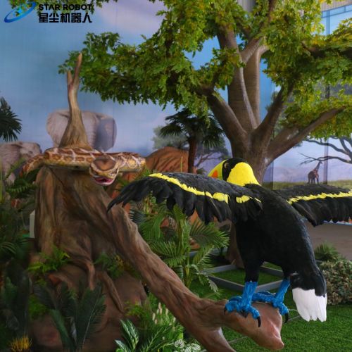 Animatronic Animals Snake Eat Eagle Model Dijual