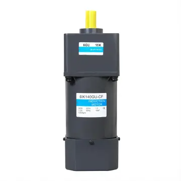 High Torque Low RPM AC Induction Gear Motor - 140W/180W/200W, 104mm, Reversible Speed Control Micro AC Gear Motor