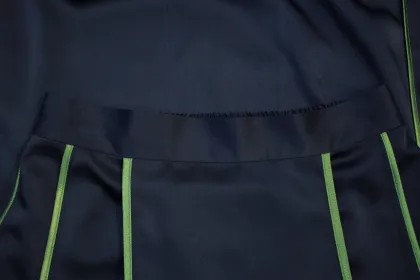 navy blue long skirt