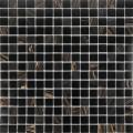 Gold line mysterious Agate black glass mosaic tiles