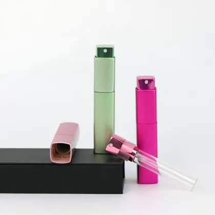 Mini Aluminum Twist Up Refillable Perfume Atomizer