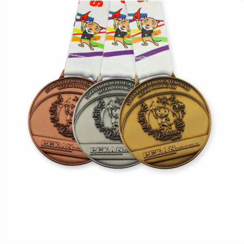 Conjunto de medalhas de prêmios de jogo esportivo personalizado