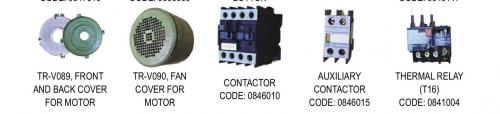 VAMATEX FRONT&BACK AND FAN COVER FOR MOTOR