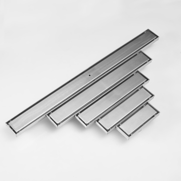 Invisible Square Shower Brass Floor Drain with Strainer