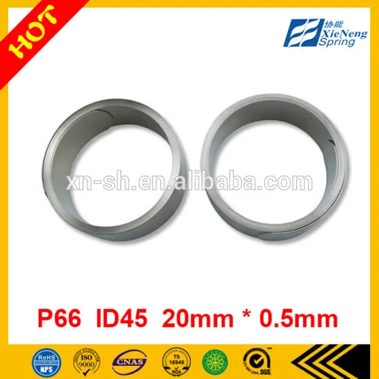 ID45 flat spring stainless steel spring constant coil spring