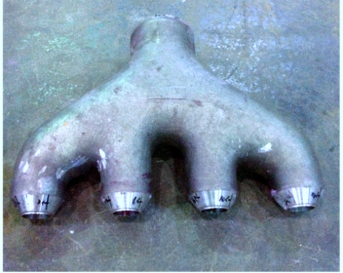 Sand casting process special-shaped castings