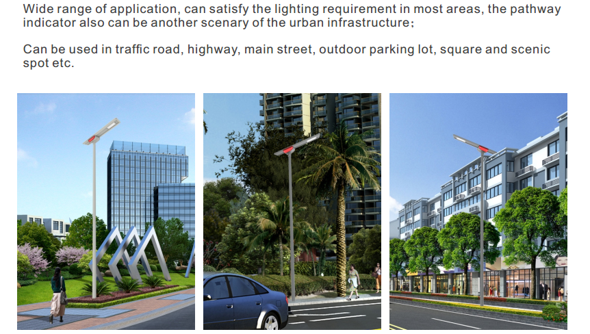 solar led street light application