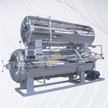 Cat Tin Can Food Sterilizer: 500L Steam Retort Autoclave for Juice and Ready Food Sterilization