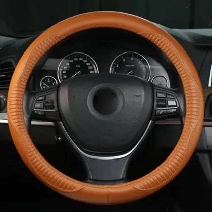 Wholesale Customized Genuine Leather Steering Wheel Covers