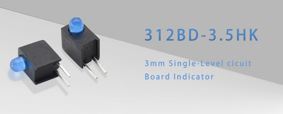 312BD-3.5HK Single level circuit board indictor