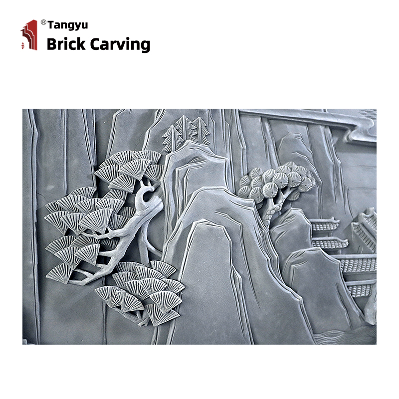 Landscape Painting with Relief Streams and Cangshan Mountains