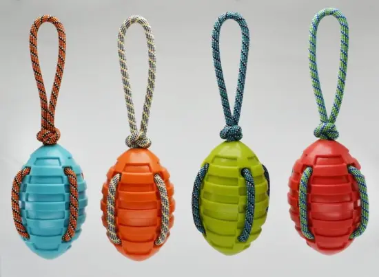Dog Chew Ball Toy with Rope TPR