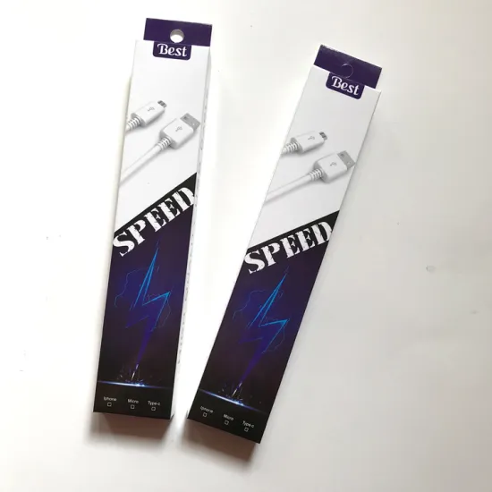 paper box usb cable packaging box