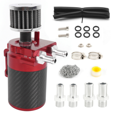 Aluminium Universal Car Oil Oil Can Dose verblüffte Kit 300ml 3/8 \ "mit Kohlefaser