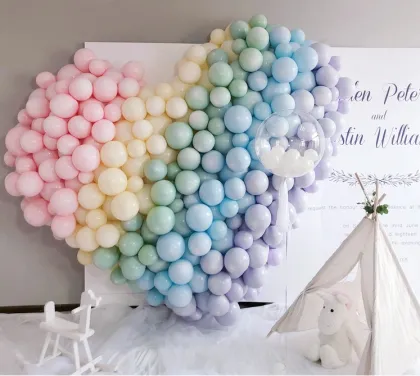 10inch balloons garland macaron latex balloon