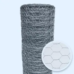 Galvanized Chicken Wire Hex Poultry Netting Roll Fencing