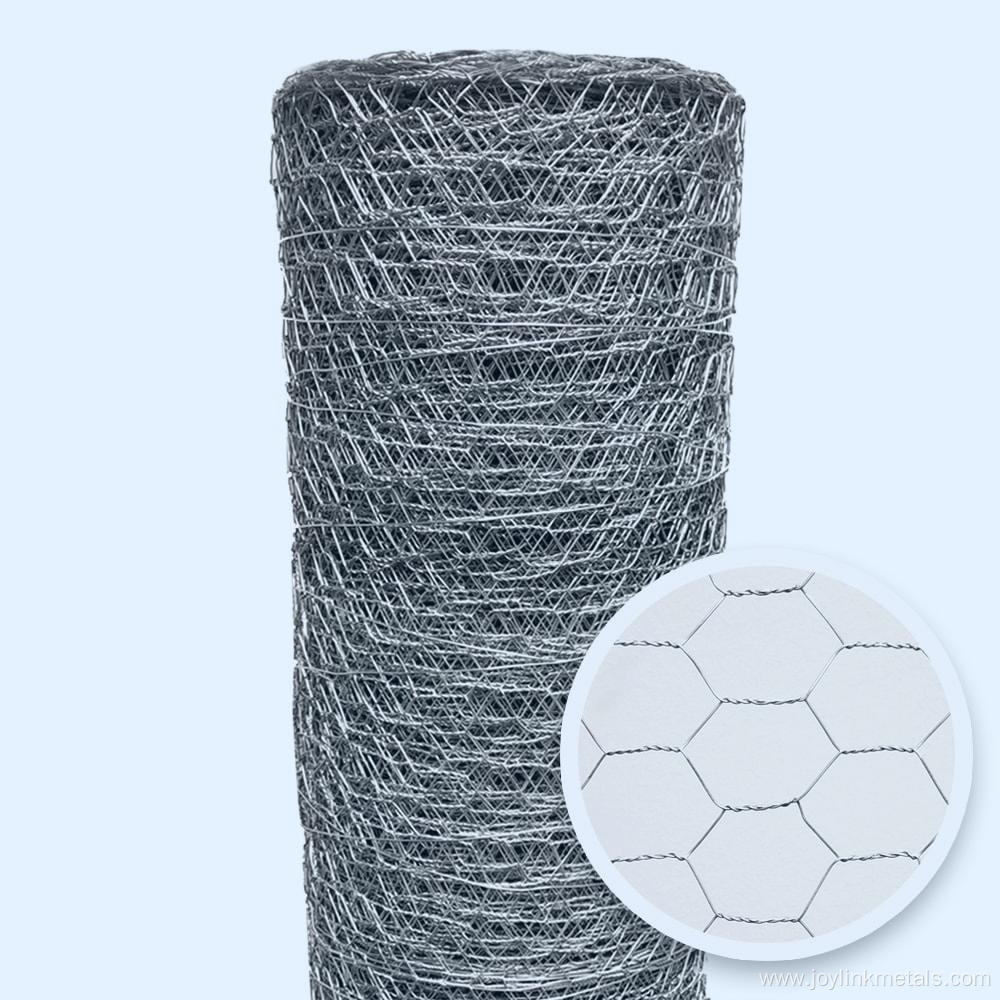 Galvanized Chicken Wire Hex Poultry Netting Roll Fencing