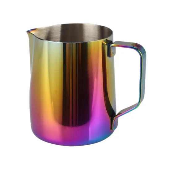 Food Grade Stainless Steel Rainbow Milk Cup