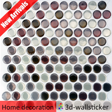 Tiles and accessories self adhesive real 3D lightweight penny tiles