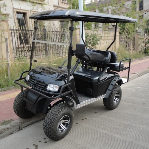 Carrinho de golfe de baixo preço com pneus fora de estrada