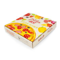 Custom Logo Printing White Corrugated Pizza Packaging Boxes