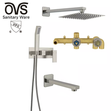OVS cUPC North America Water Saving Thermostatic Rainfall Shower Faucet