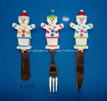 Stainless Steel Dinner Fork with Resin Handle