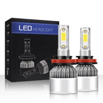 36W 8000lm Cob LED Headlight Bulb for Car - S2 H4 H7 H13 H11 9005 9006