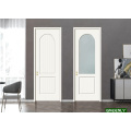 Puertas interiores de puerta de madera de dormitorio moderno blanco