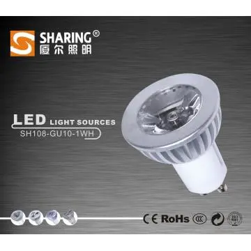 1x3W GU10 LED Lamp Cup
