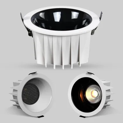 Seebest Downlight IP65 LED 3000K - New Construction Housing 25W/50W E27 Socket Dimmable Downlight