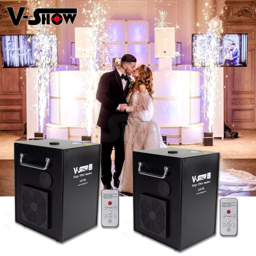 VSHOW CSF750 Cold Spark Machine 750W with Case for Weddings and Concerts