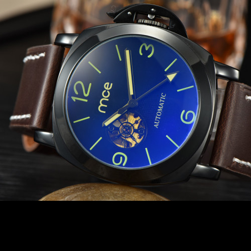 MCE Leather Mechanical Man Watches