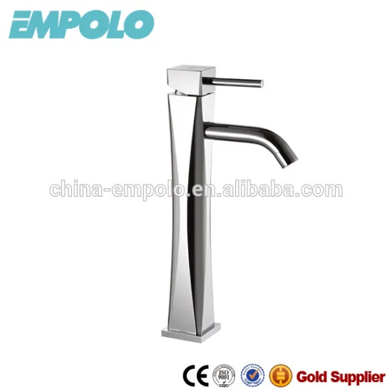 cheap chrome brass ceramic cartridge bath sink high basin faucet mixer tap sanitary ware factory 88 1103