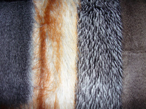 Vải dệt kim giả hàng đầu Faux Fur
