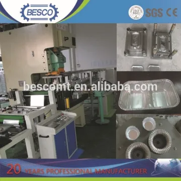 Aluminum Foil Fancy Food Container Disposable Automatic Packing Machine