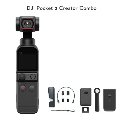 Osmo Pocket 2 3-axis gimbal camera for DJI Osmo Pocket 2 1/1.7inch sensor 64MP stabilized camera Active Track 3.0 8x Zoom camera