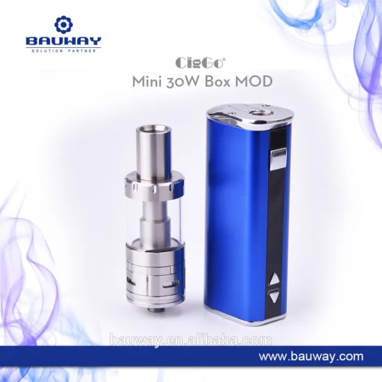 innovative products mechanical box mod mod box kit CigGo mini 30W 18650 vape mod vape starter kit smoker favorite