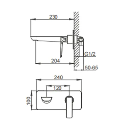 Wash basin taps