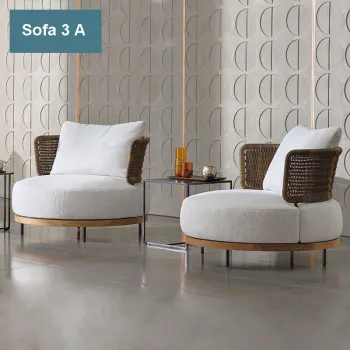 Woven Rope and Wooden Garden Sofas: A Contemporary Outdoor Furniture Collection
