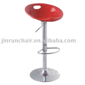modern adjustable swivel plastic JR-6076 bar chair plastic bar stool