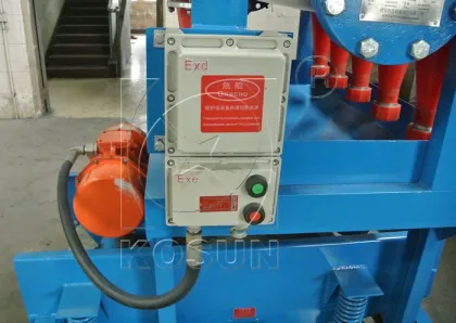 Oilfield drilling mud desilter