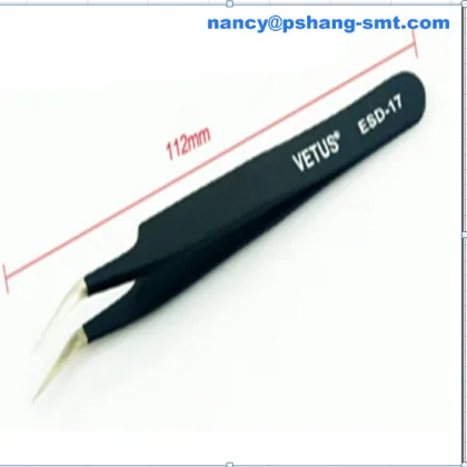SMT Antistatic tweezers SSD-17 stainless steel tweezers