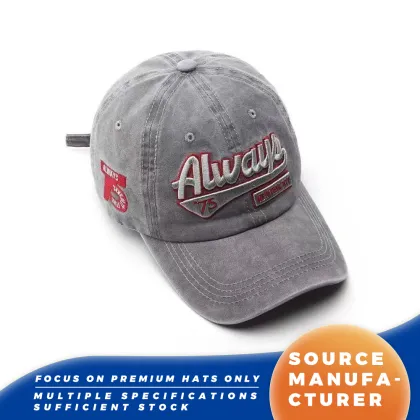 Always 75 Washed New York Baseball Caps