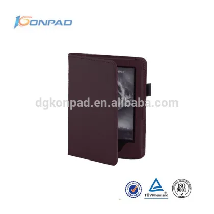 High quality PU leather protective case for 6'' Kindle book reader