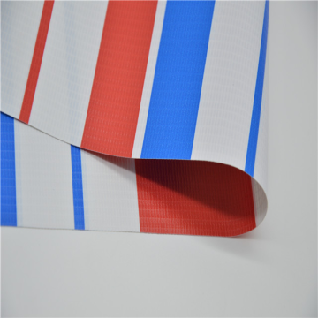 Wholesale Stripe PVC Tarpaulin Waterproof Plastic Sheet