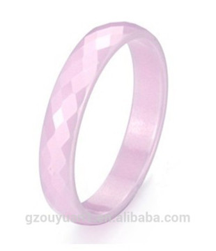 New Pink Ceramic Ring, Women's Ceramic Ring, Ceramic Engagement Ring, Men's and Women's Ceramic Wedding Ring
