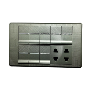 Pakistan Market Golden Color 6+2 Switch Mould