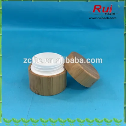 100g bamboo cosmetic cream jar/wooden cosmetic jar /bamboo cosmetic packaging
