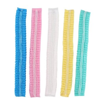 Disposable Dust-Free Non-Woven Strip Mob Caps for Clean Room Environment